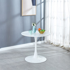 Mid-Century Tulip Table With Round Top, Pedestal Base
