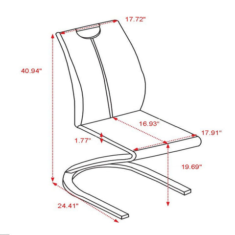 Anne - Dining Chairs (Set of 2) - Gray