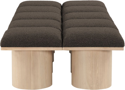 Pavilion - 10 Piece Modular Bench With Natural Base