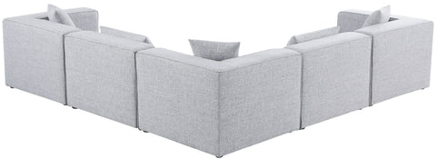 Cube - Linen 5 Piece Modular Corner Sectional
