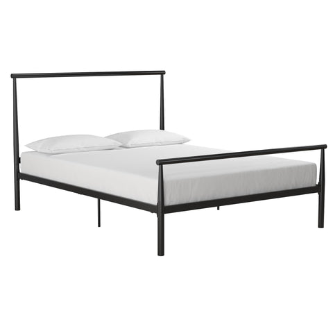 Calixa - Full Bed, Adjustable Height, No Box Spring Needed - Black