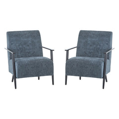 Modern Lounge Chair With Polyester Upholstery