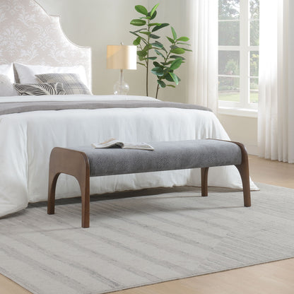Modern Upholstered Long Bench For Kitchen