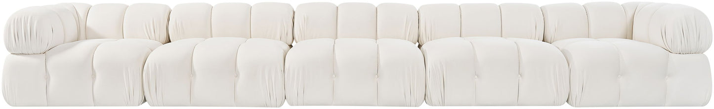 Orin - Fabric Velvet 5 Piece Modular Sofa