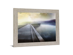Serene Dawn Pathway - 28" x 34" Framed Wall Art
