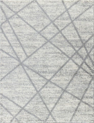 Loft Shag - 7'10" X 9'10" Polypropylene, Shaggy Area Rug - Gray