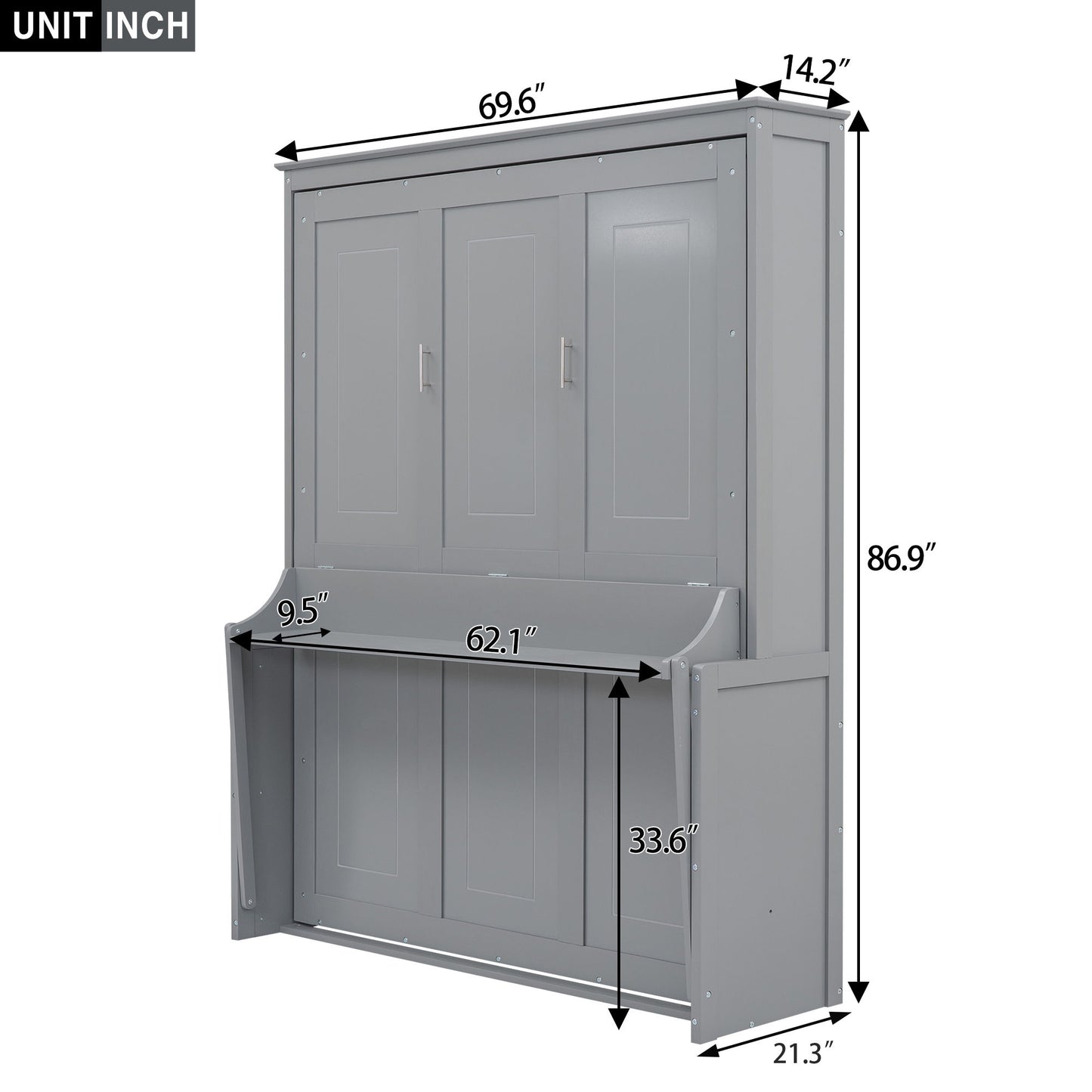 Murphy Bed With Shelf