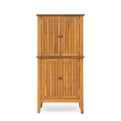 Kedzie - Acacia Wood Cabinet - Teak
