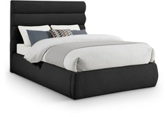 Adam - Boucle Fabric Bed With 52" Headboard