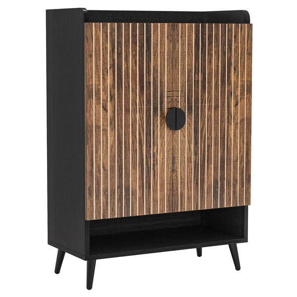 Shoe Cabinet With Doors, 7 Tier Storage Organizer