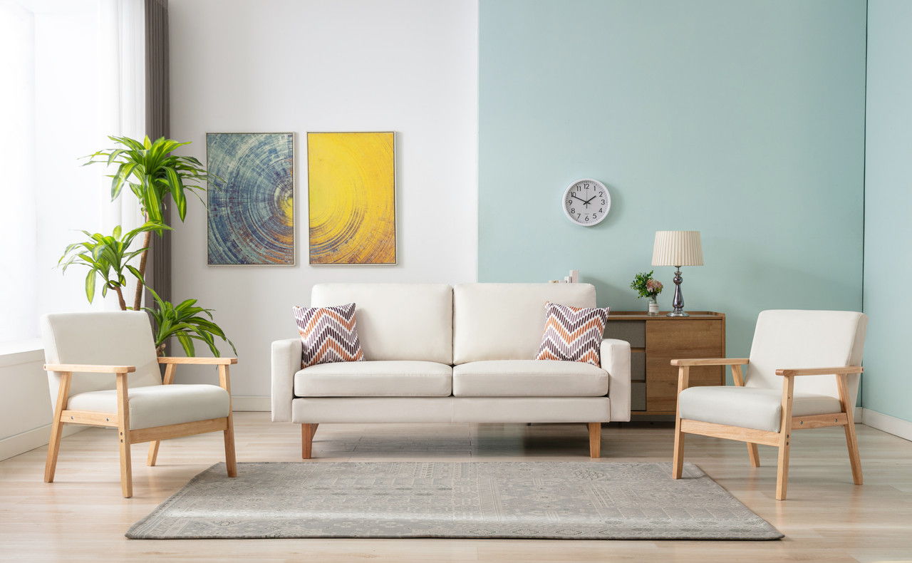 Bahamas - Sofa Set With 2 Throw Pillows