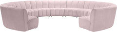 Infinity - 11 Piece Velvet Modular Sectional