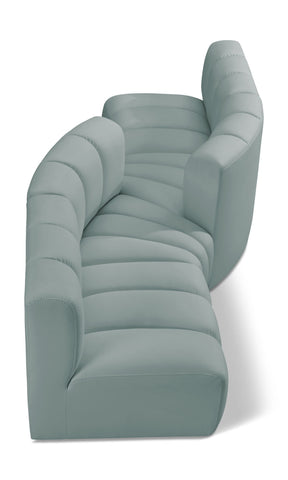 Arc - Faux Leather 4 Piece Sofa