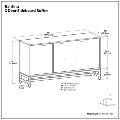 Banting - Door Sideboard Buffet