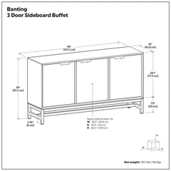 Banting - Door Sideboard Buffet
