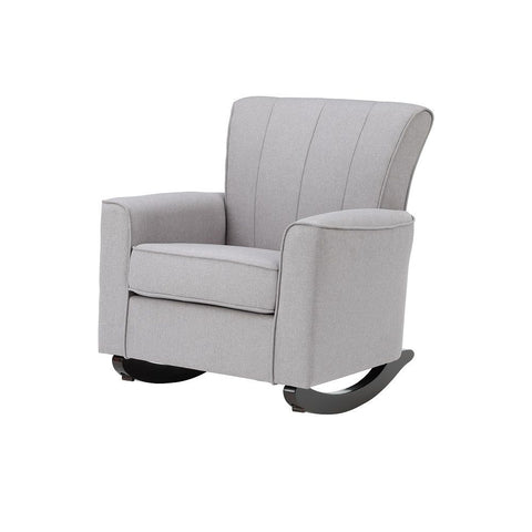 Denzell - Rocking Chair - Light Gray Linen