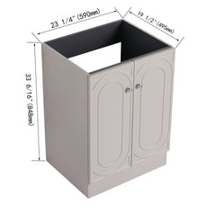 Modern Freestanding Bathroom Vanity With Soft Close Cabinet Doors
