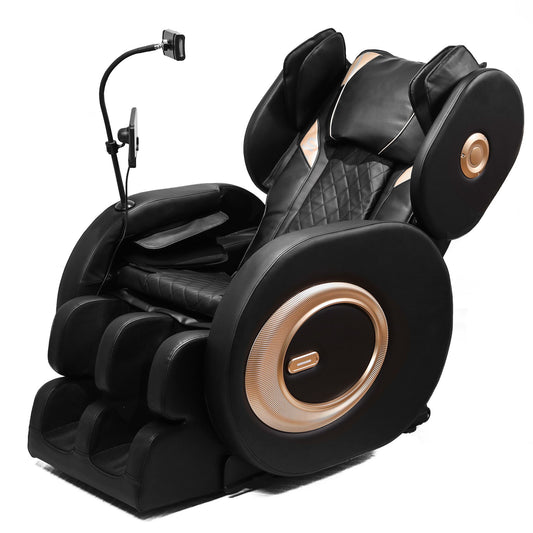 Automatic Massage Chair Recliner With Zero Gravity And Full Body Air Pressure - Black