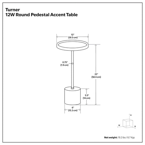 Turner - Side Table