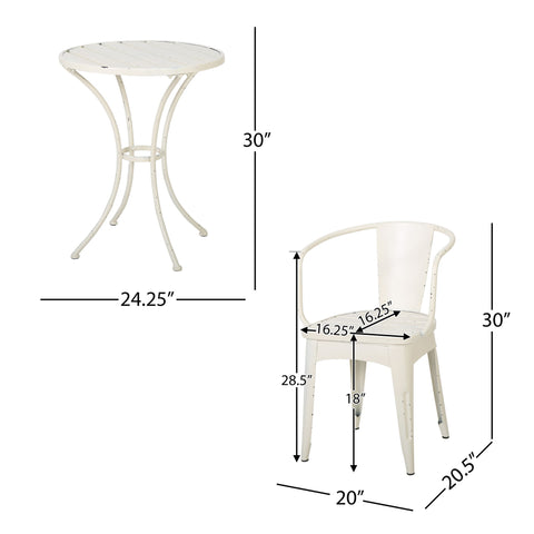 Colmar - 3 Piece Metal Set