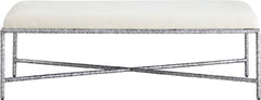Valley - Bench With Silver Frame