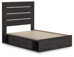 Hollivern - Panel Storage Bed