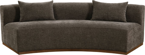 Avanti - 104" Chenille Fabric Upholstered Sofa