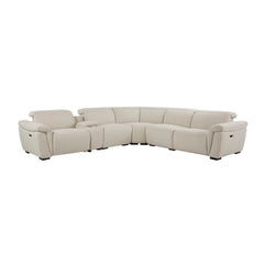 Dayana - Power Motion Sectional Sofa - Beige Boucle