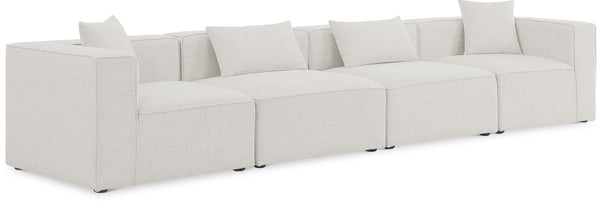 Cube - Linen Modular 4 Seat Sofa