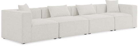 Cube - Linen Modular 4 Seat Sofa