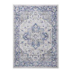Marfi - 8' X 10' Oriental Area Rug - Blue / Gray