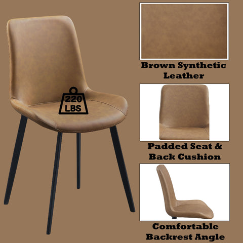 Abiram - Side Chair (Set of 2) - Brown