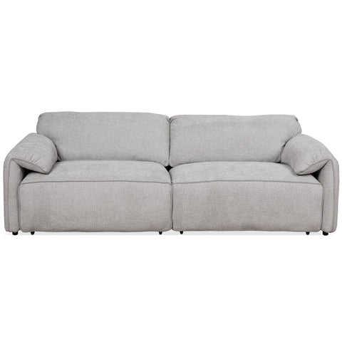 Cleveland - Dual Power Convertible Sofa - Silver