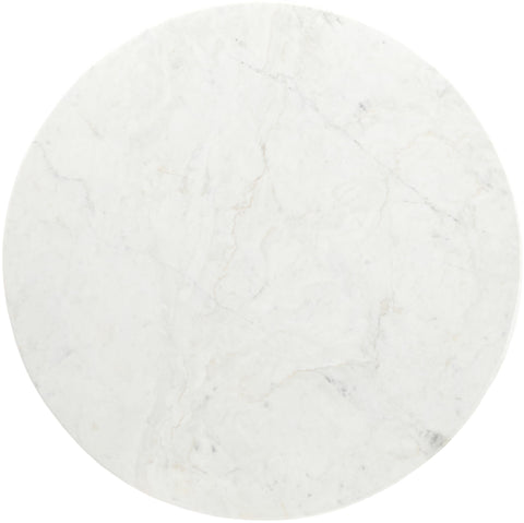 Liona - 42" Marble And Mango Wood Dining Table