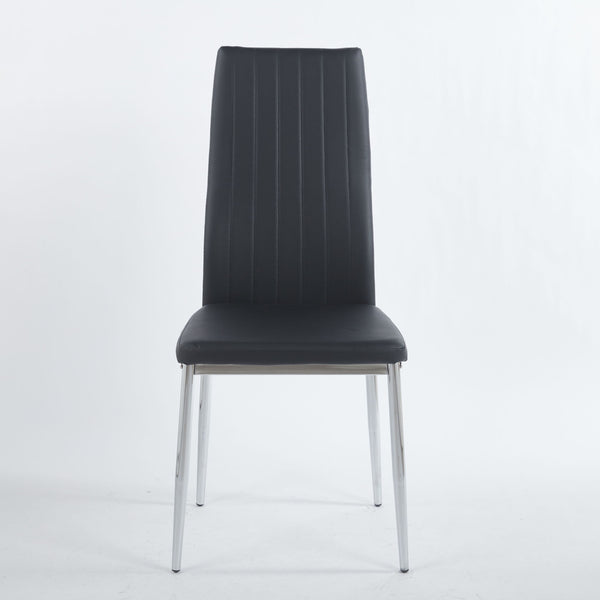 Chrome Leg Dining Chair (Set of 4)