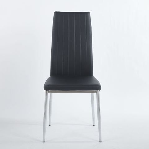 Chrome Leg Dining Chair (Set of 4)