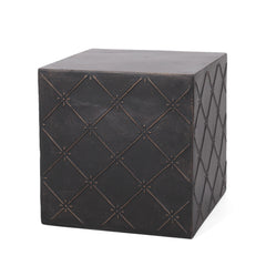 Outdoor Lightweight Concrete, Side Table - Copper