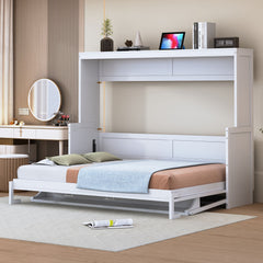 Murphy Bed With Hydraulic Lift & Desk Design