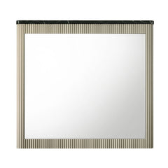 Travonte - Mirror - Gray / Beige
