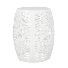 Modern Design Metal End Table, Large