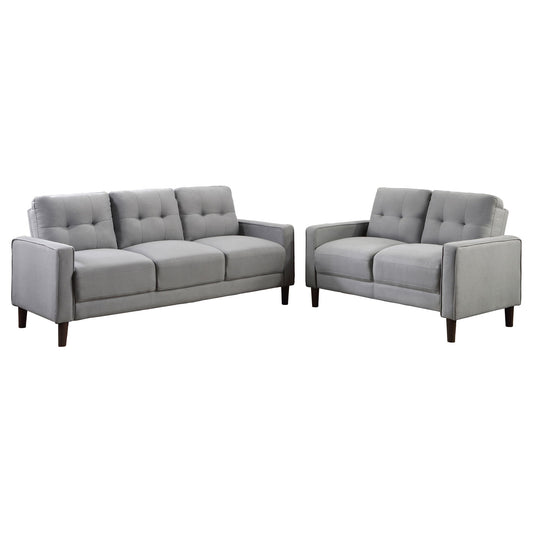 Harvey - Track Arm Tufted Sofa Set