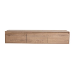 Modern Minimalist Bathroom Cabinet With Soft Close Drawers And Floating Mounting Design