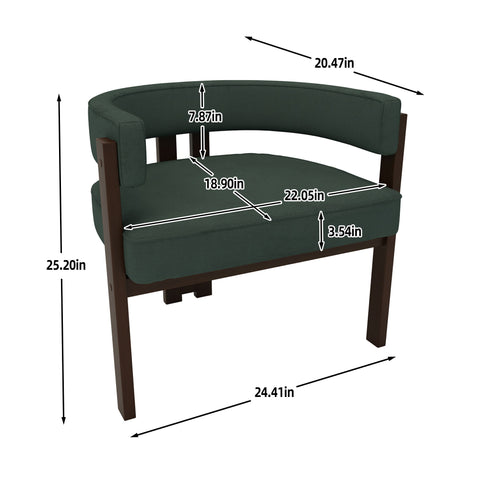 Modern Accent Teddy Upholstered Armchair