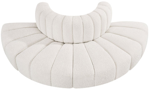 Arc - Boucle Fabric 4 Piece Modular Sofa