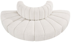 Arc - Boucle Fabric 4 Piece Modular Sofa