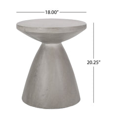 Outdoor / Indoor Lightweight Concrete Side Table