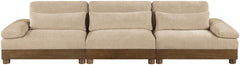 Turin - Chenille Fabric Upholstered Modular Sectional - Beige