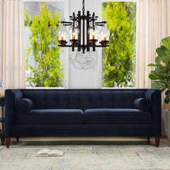 Jack - Modern Tuxedo Tufted Sofa