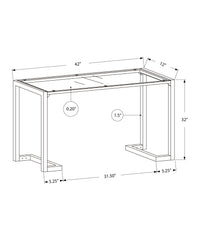 Accent Console Table For Entryway Contemporary - Black
