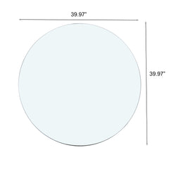 Round Tempered Glass Table Top